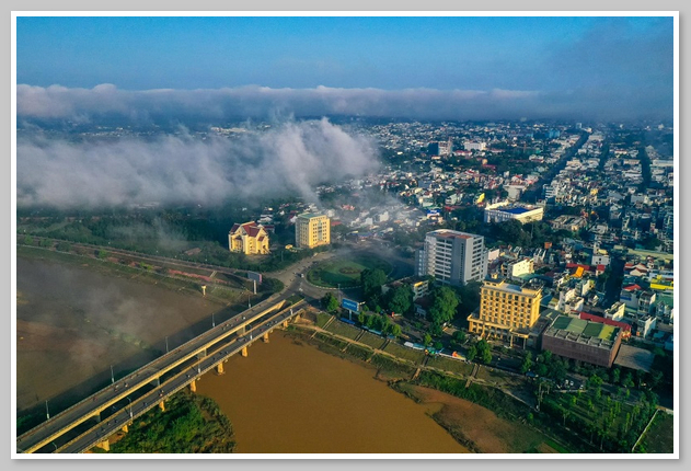 Hình ảnh cơ sở hạ tầng thành phố Kon Tum đang trên đà phát triển vượt bậc